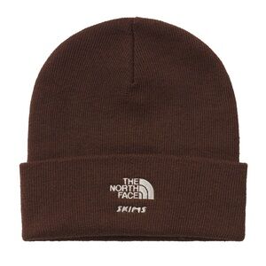 NWT SKIMS X NORTH FACE BROWN COCOA BEANIE